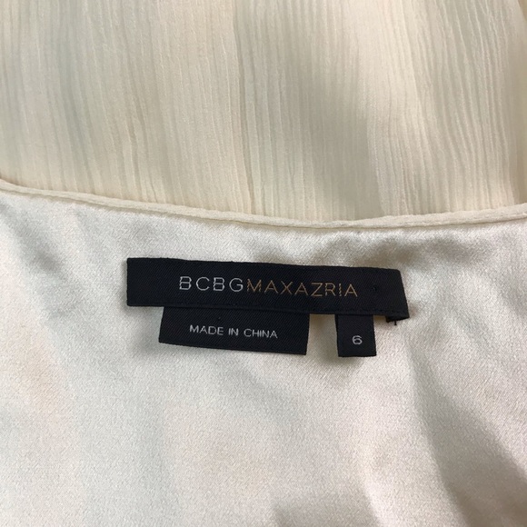 BCBGMaxazria Babydoll Silk Spaghetti Strap Dress - Picture 5 of 8